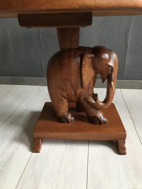 Image 1 of Vintage Design Olifant Salontafel Jaren 50