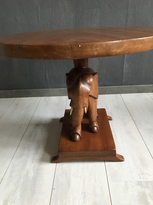 Vintage Design Olifant Salontafel Jaren 50