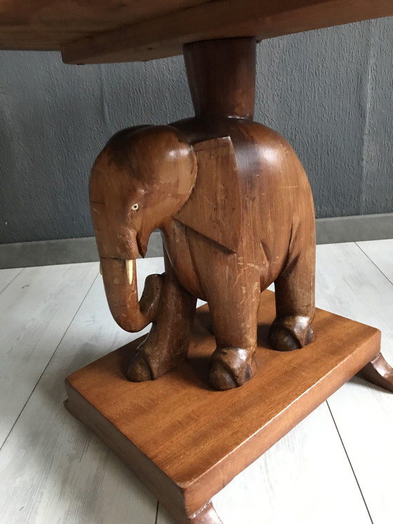 Image 1 of Vintage Design Olifant Salontafel Jaren 50