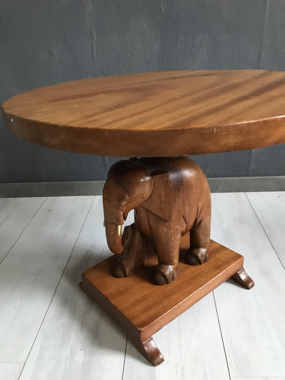 Image 1 of Vintage Design Olifant Salontafel Jaren 50