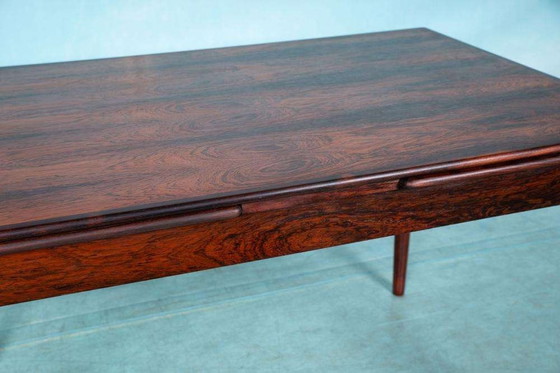 Image 1 of Vintage Deens design eettafel uitschuifbaar, rosewood table