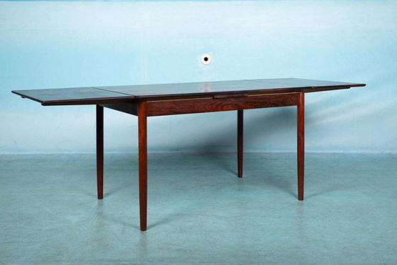 Image 1 of Vintage Deens design eettafel uitschuifbaar, rosewood table