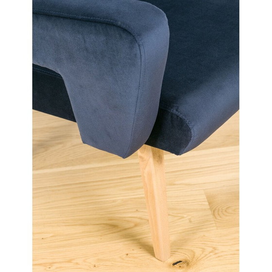 Image 1 of Paar vintage fluwelen fauteuils van Jitona, Tsjecho-Slowakije 1960