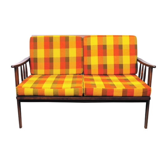 Set sofa en fauteuil uit Mid Century, Frankrijk, 1950S