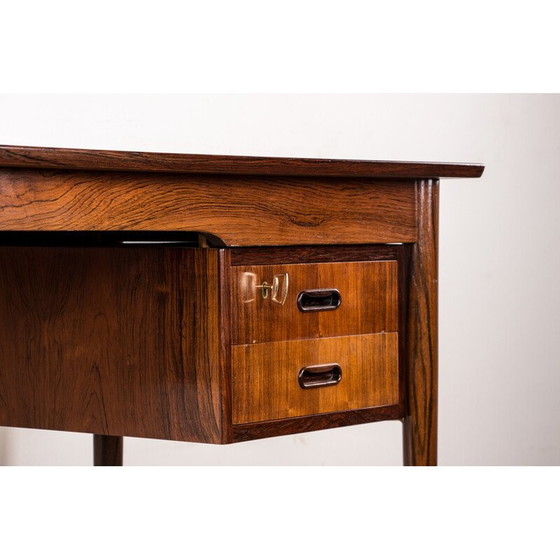 Image 1 of Vintage palissander en messing bureau van Arne Vodder voor Sibast Furniture, Denemarken 1960