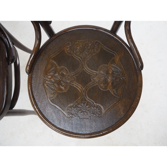 Image 1 of Set van 4 vintage eetkamerstoelen van Thonet, jaren 1920