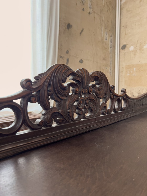 Image 1 of Vintage eiken en notenhouten ladekast, 1920-1930