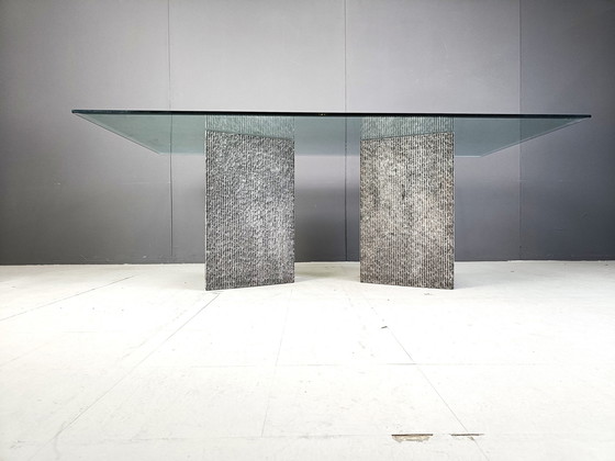 Image 1 of Vintage Brutalistische Eettafel, 1970S