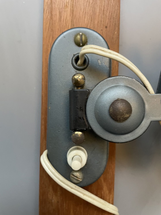 Image 1 of Hala Schaarlamp, In Petrol Kleur Zeldzaam