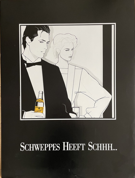 Image 1 of Jos van Uytrecht, Koppel, 1984, copyright Schweppes International, nr. 205, gedrukt in Nederland.