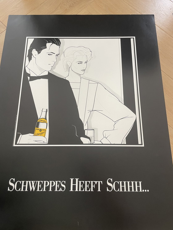 Image 1 of Jos van Uytrecht, Koppel, 1984, copyright Schweppes International, nr. 205, gedrukt in Nederland.