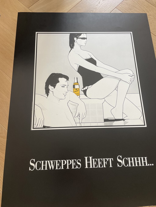 Jos van Uytrecht, Koppel, 1984, copyright Schweppes International, nr. 205, gedrukt in Nederland.