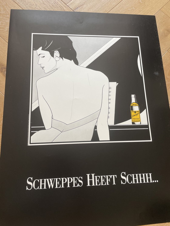 Image 1 of Jos van Uytrecht, Koppel, 1984, copyright Schweppes International, nr. 205, gedrukt in Nederland.