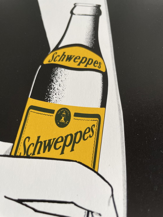 Image 1 of Jos van Uytrecht, Koppel, 1984, copyright Schweppes International, nr. 205, gedrukt in Nederland.