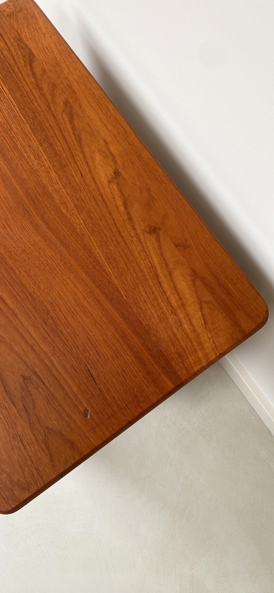 Image 1 of Deens Teak Houten Bijzettafel Van Møbelfabrikken Toften