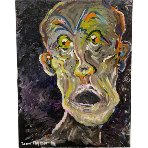 Vintage schilderij van Jean Teymen, 1996