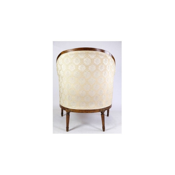 Image 1 of Paar vintage Louise zestien gepolijste mahonie fauteuils, 1880