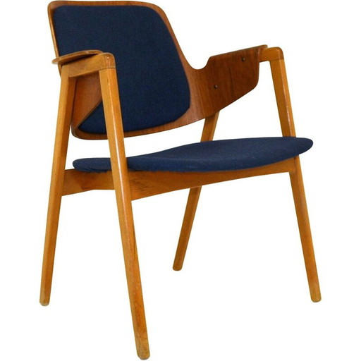 Vintage teakhouten fauteuil Gärsnäs, Zweden 1960