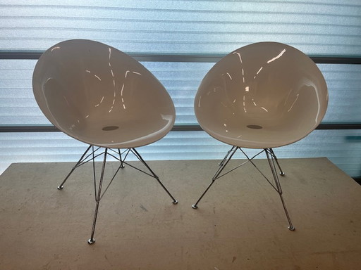 2x Kartell Eros Chair