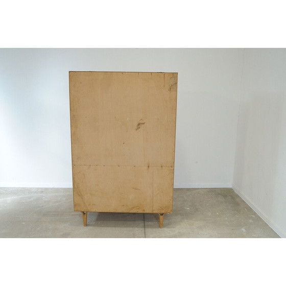 Image 1 of Vintage kast van essenhout en multiplex voor Novy Domov, Tsjecho-Slowakije 1970