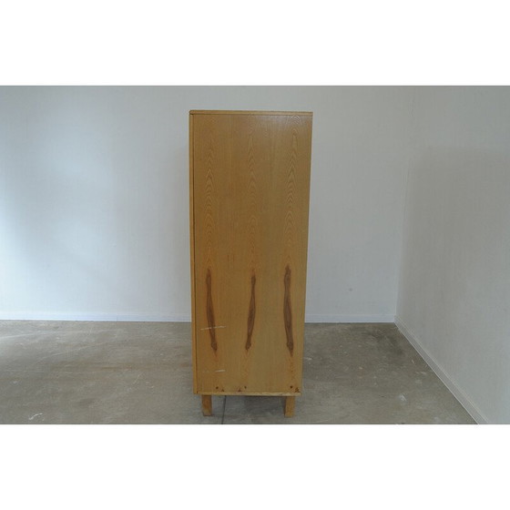 Image 1 of Vintage kast van essenhout en multiplex voor Novy Domov, Tsjecho-Slowakije 1970