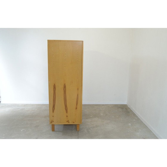 Image 1 of Vintage kast van essenhout en multiplex voor Novy Domov, Tsjecho-Slowakije 1970