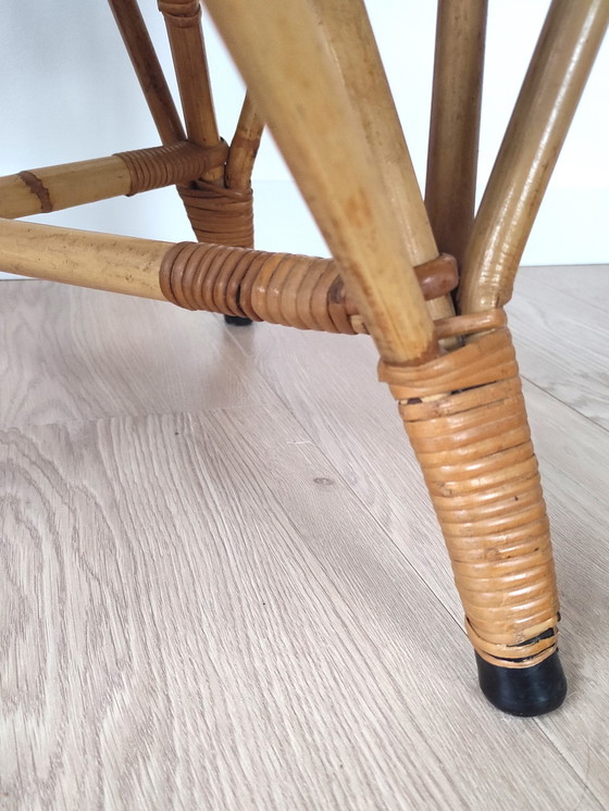 Image 1 of Set Van 2 Vintage Rotan Lounge Stoelen