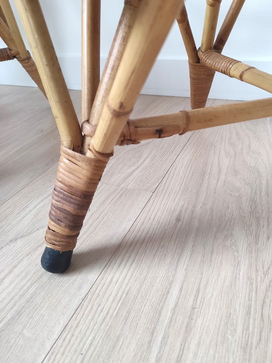 Image 1 of Set Van 2 Vintage Rotan Lounge Stoelen