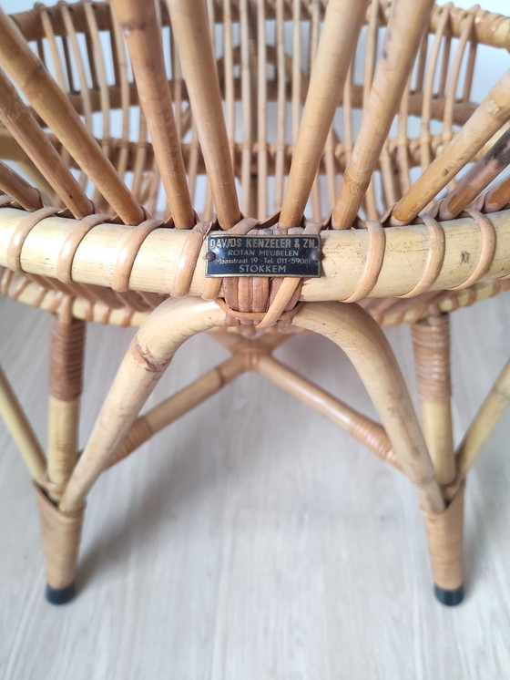 Image 1 of Set Van 2 Vintage Rotan Lounge Stoelen