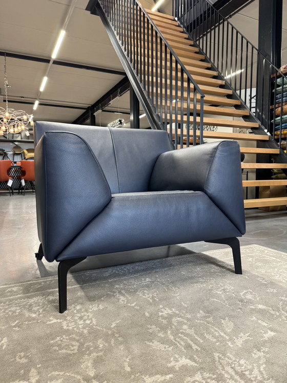 Image 1 of Jori Pacific Pure fauteuil blauw leer verstelbaar