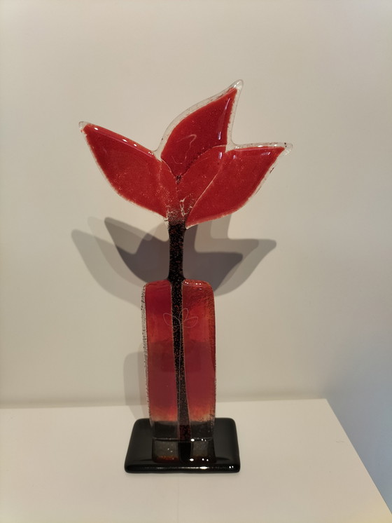 Image 1 of 2x Meadow Flower - Studio Maciej Habrat glassculptuur