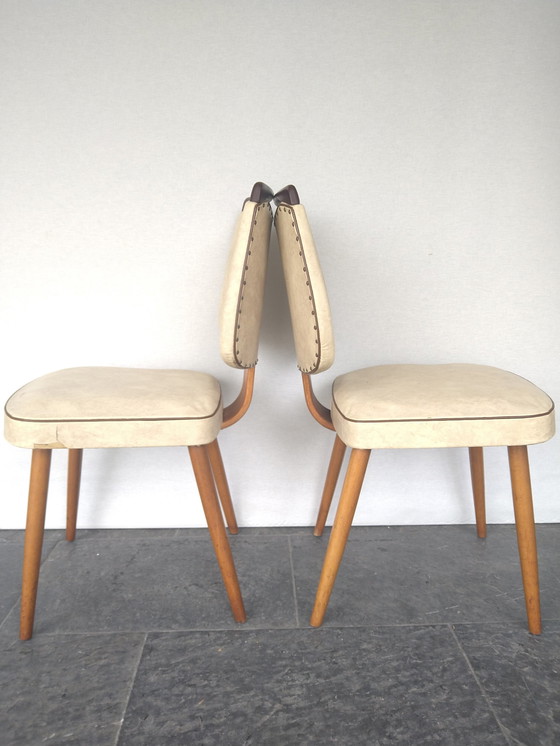 Image 1 of 2 Vintage Eetkamerstoelen