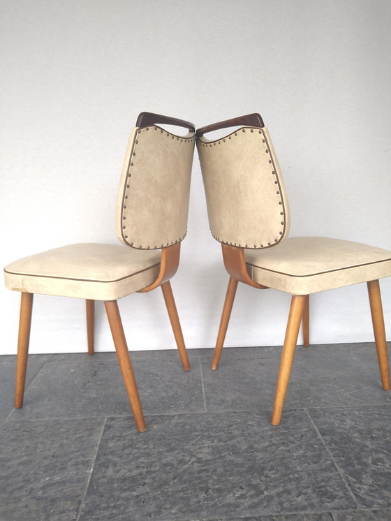 Image 1 of 2 Vintage Eetkamerstoelen