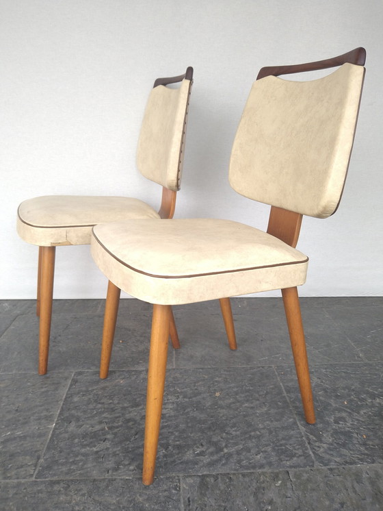 Image 1 of 2 Vintage Eetkamerstoelen