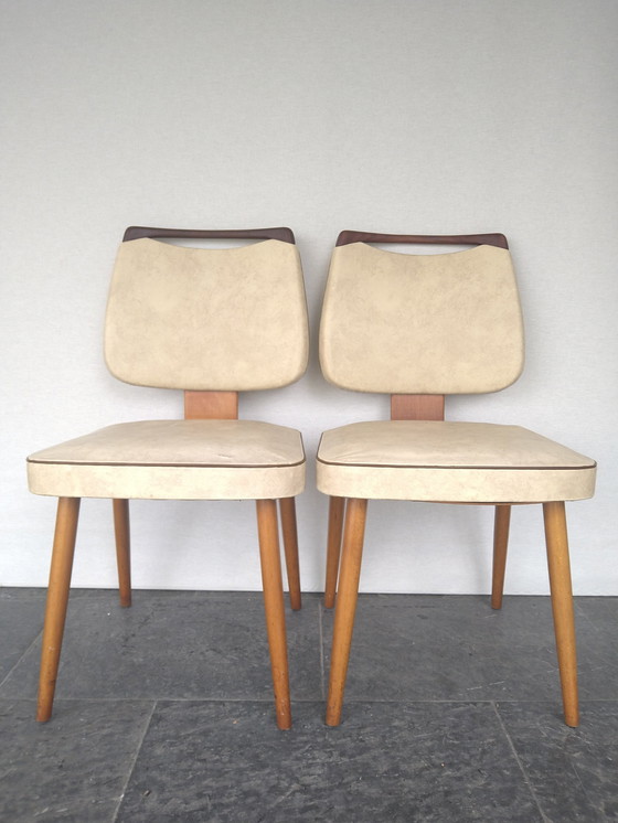 Image 1 of 2 Vintage Eetkamerstoelen