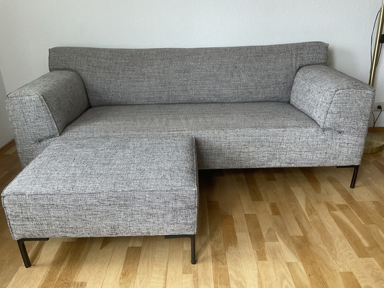 Image 1 of Sofa met hocker - Design Op Voorraad