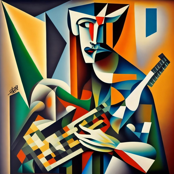 Image 1 of Juan Gris   ----The Guitar Player