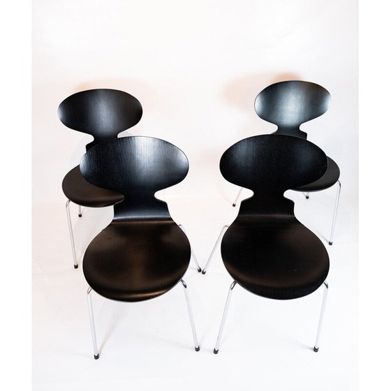 Image 1 of Lot van 4 vintage stoelen model 3101 by Arne Jacobsen by Fritz Hansen 2006