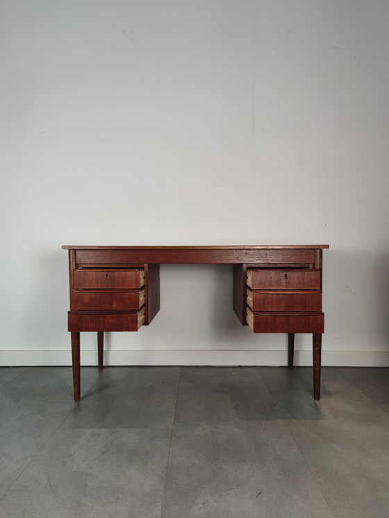 Image 1 of Vintage Deens Bureau In Teak 