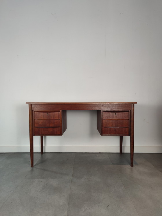 Image 1 of Vintage Deens Bureau In Teak 