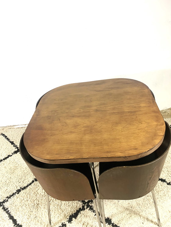 Image 1 of Tafel en stoelen door Sandra Kragnert voor Ikea, jaren 1970