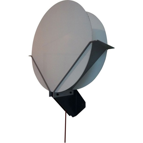 Image 1 of Vintage Lotus wandlamp van Michel Krechting voor Profilight 1982