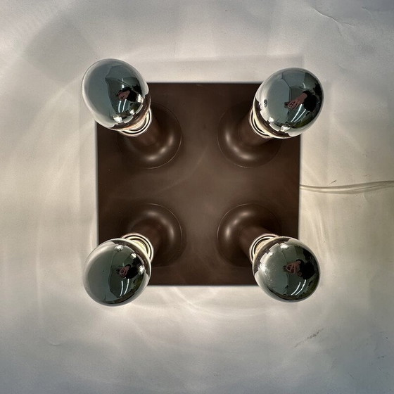 Image 1 of Vintage Space Age metalen wandlamp voor Cosack Leuchten Duitsland, 1970