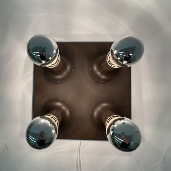 Image 1 of Vintage Space Age metalen wandlamp voor Cosack Leuchten Duitsland, 1970