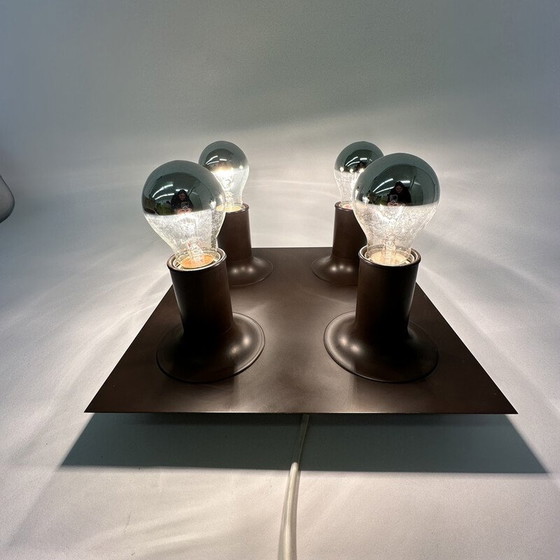 Image 1 of Vintage Space Age metalen wandlamp voor Cosack Leuchten Duitsland, 1970