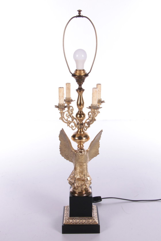 Image 1 of De Knudt - Eagle Guilded Table Lamp