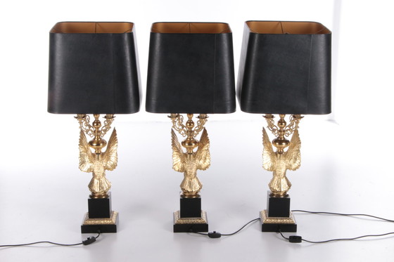 Image 1 of De Knudt - Eagle Guilded Table Lamp