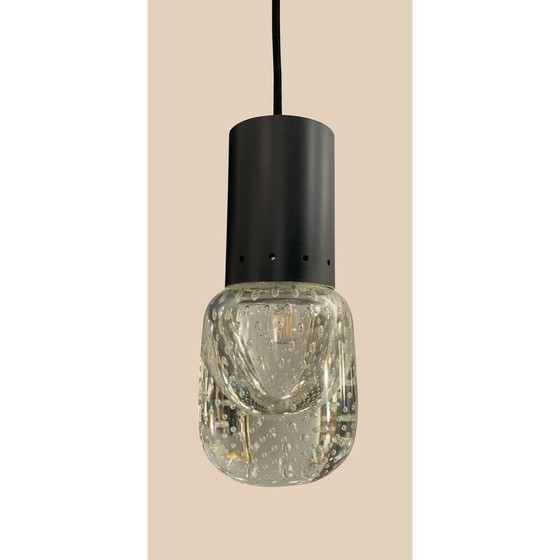 Image 1 of Set van 3 vintage Murano glazen hanglampen door Gino Sarfatti, 1960