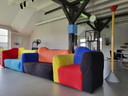 2x Cassina Canareggio sofa by Gaetano Pesce