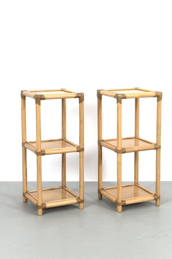 Image 1 of 2x vintage etagère tafeltjes